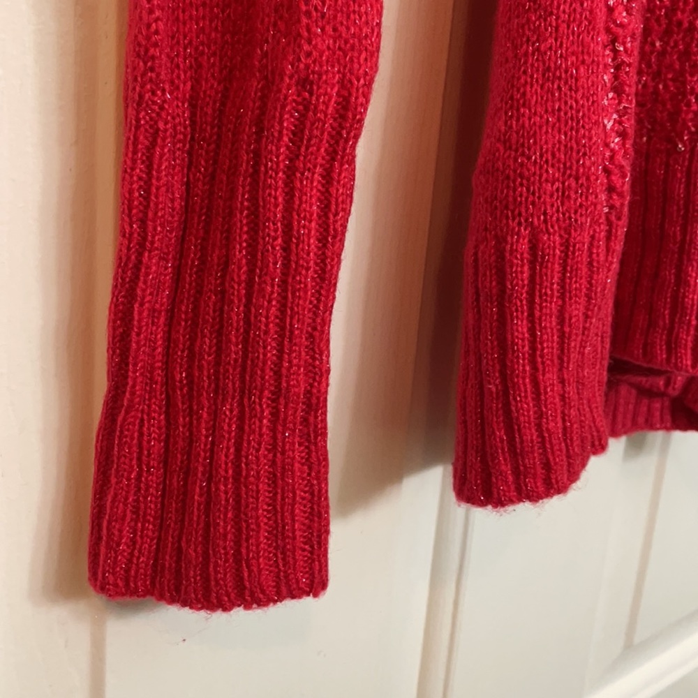 Red sequin sweater - Picture 4 of 6